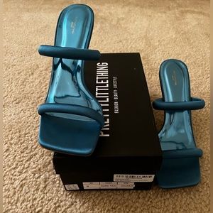 Teal High Heels